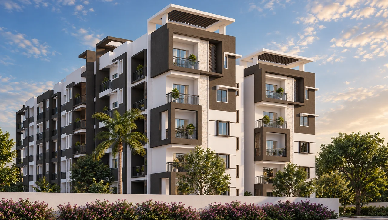 Sai Nandana Marvella · Architectural elevation · Artist’s visualisation